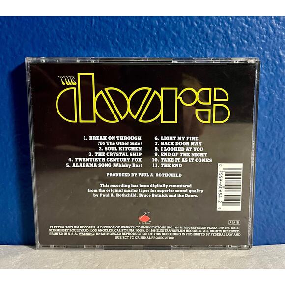 The Doors Self-Titled Album - Vintage CD with Autographed Signed by Ray Manzarek - Picture 2 of 9